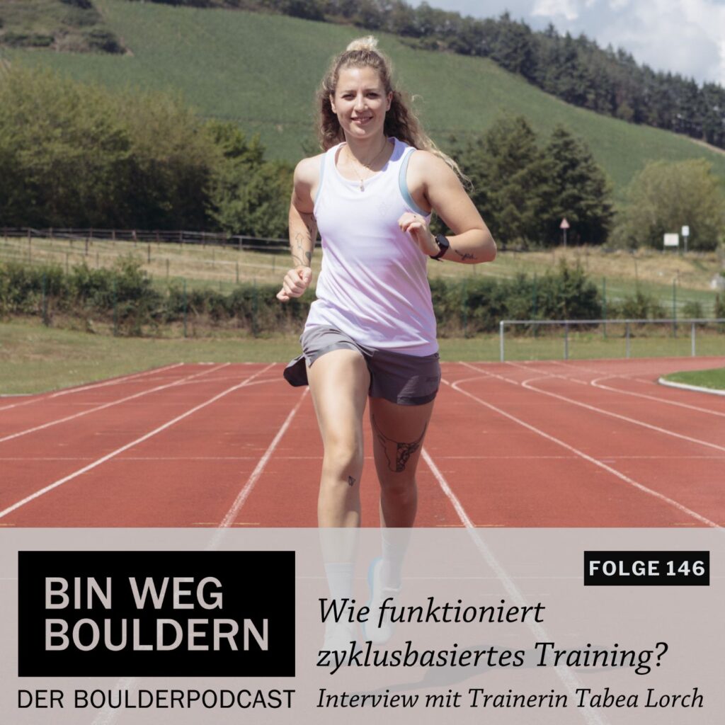 Trainerin Tabea Lorch im BIN WEG BOULDERN Interview über zyklusbasiertes Training