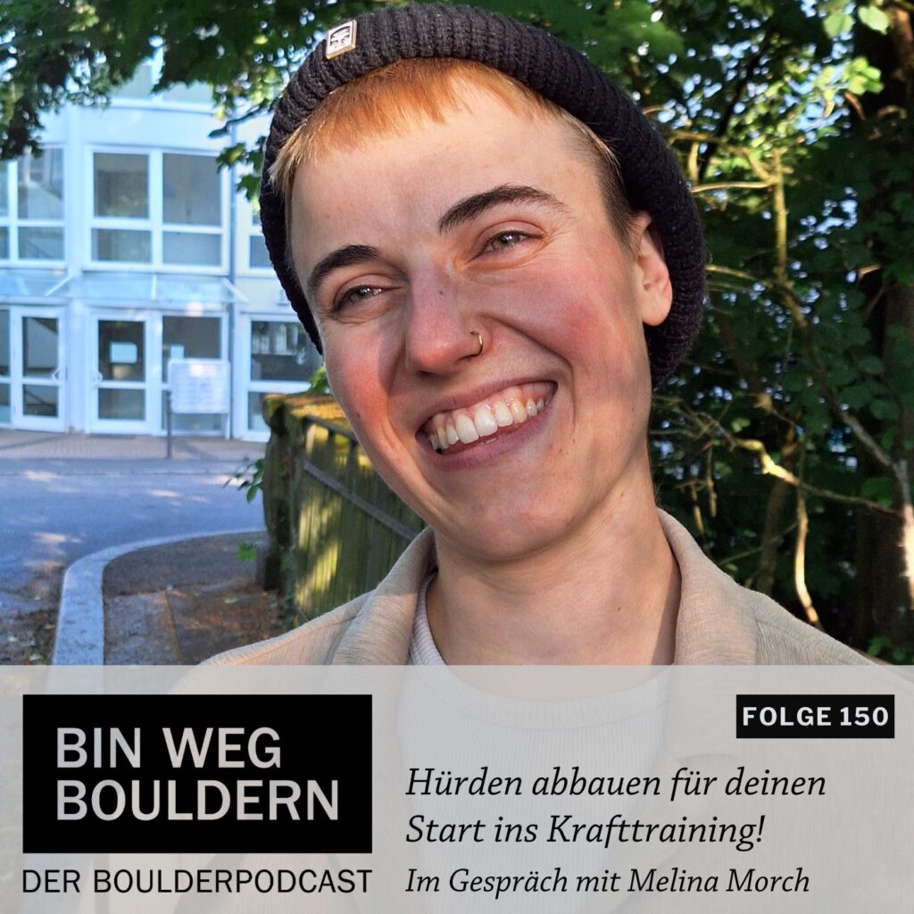 Trainerin Melina Morch im BIN WEG BOULDERN Interview